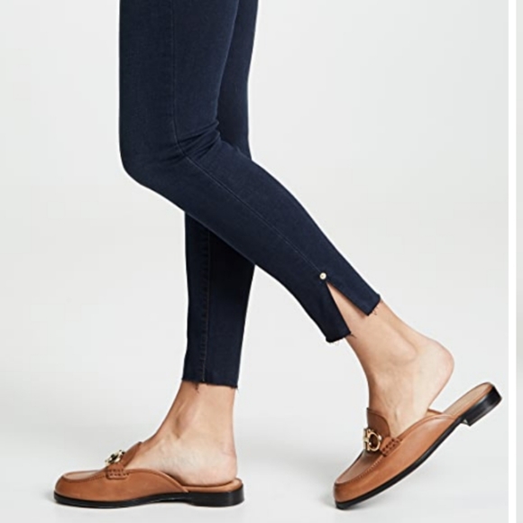 FRAMELe High Skinny Raw Edge Slit Rivet Jeans - Picture 2 of 13